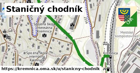 Staničný chodník, Kremnica