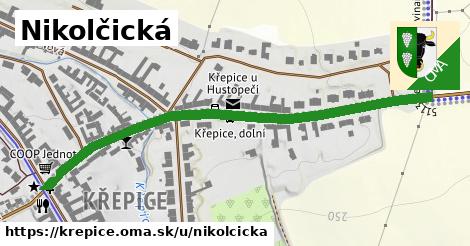 ilustrácia k Nikolčická, Křepice - 645 m
