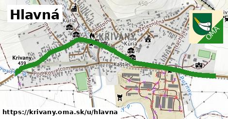 ilustrácia k Hlavná, Krivany - 1,39 km
