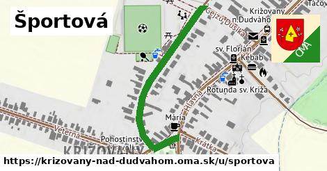 Športová, Križovany nad Dudváhom