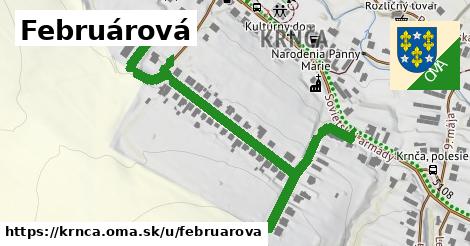 Februárová, Krnča