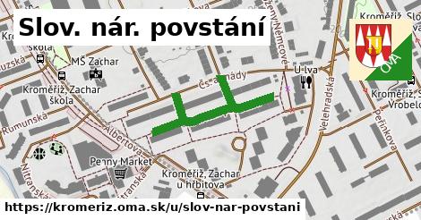 Slov. nár. povstání, Kroměříž