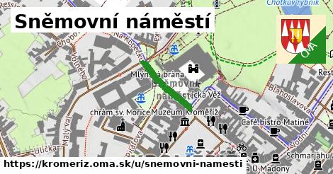 ilustrácia k Sněmovní náměstí, Kroměříž - 151 m