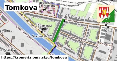 ilustrácia k Tomkova, Kroměříž - 156 m