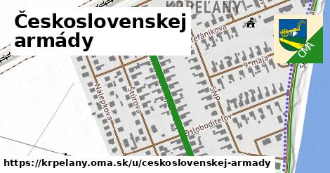 Československej armády, Krpeľany