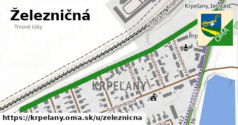 ilustrácia k Železničná, Krpeľany - 685 m