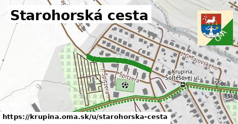 Starohorská cesta, Krupina