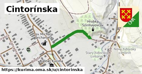 Cintorínska, Kurima