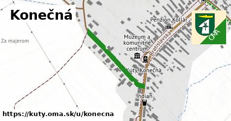 Konečná, Kúty