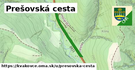 ilustrácia k Prešovská cesta, Kvakovce - 585 m