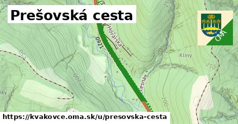 Prešovská cesta, Kvakovce