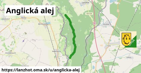 ilustrácia k Anglická alej, Lanžhot - 7,9 km