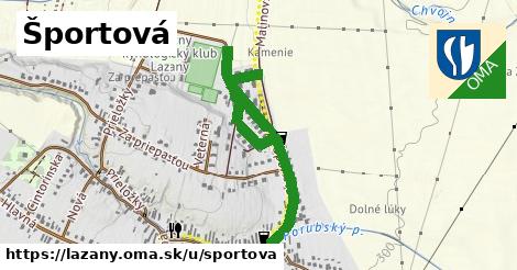 ilustrácia k Športová, Lazany - 1,02 km