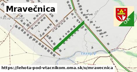 Mravečnica, Lehota pod Vtáčnikom