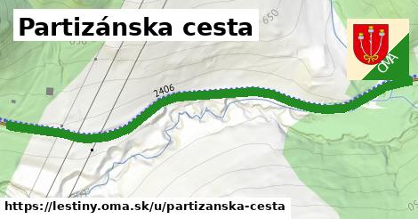 ilustrácia k Partizánska cesta, Leštiny - 0,75 km