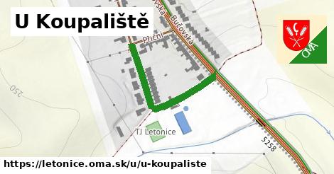 ilustrácia k U Koupaliště, Letonice - 308 m