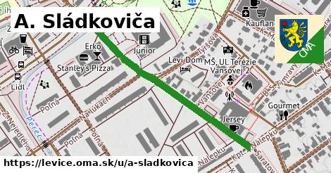 A. Sládkoviča, Levice