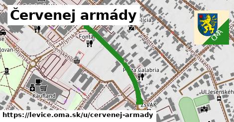 Červenej armády, Levice