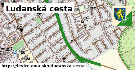 ilustrácia k Ludanská cesta, Levice - 1,34 km