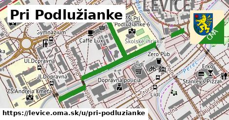 Pri Podlužianke, Levice