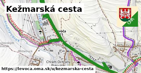 ilustrácia k Kežmarská cesta, Levoča - 2,2 km