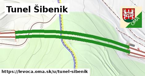 ilustrácia k Tunel Šibenik, Levoča - 1,18 km