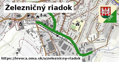 Železničný riadok, Levoča