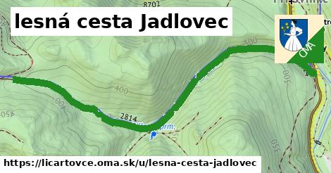 lesná cesta Jadlovec, Ličartovce