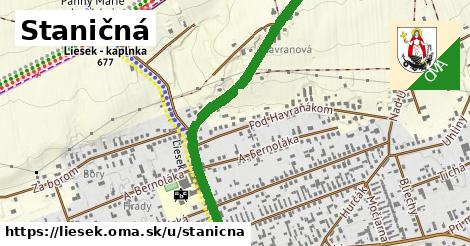 ilustrácia k Staničná, Liesek - 1,07 km