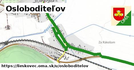 ilustrácia k Osloboditeľov, Lieskovec - 2,3 km