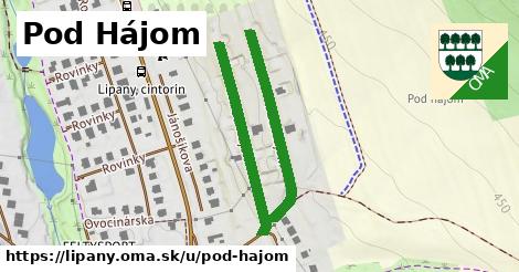 Pod Hájom, Lipany