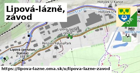 Lipová-lázně, závod, Lipová-lázně