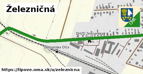 ilustrácia k Železničná, Lipové - 0,79 km