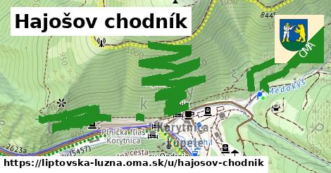 Hajošov chodník, Liptovská Lúžna