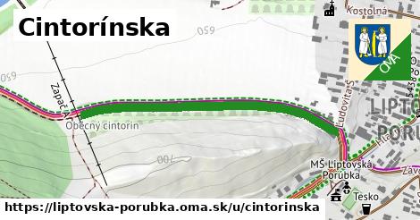 Cintorínska, Liptovská Porúbka