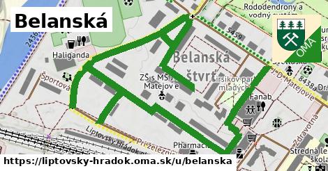 ilustrácia k Belanská, Liptovský Hrádok - 1,36 km
