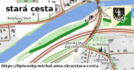 ilustrácia k stará cesta, Liptovský Michal - 429 m