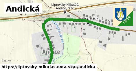 ilustrácia k Andická, Liptovský Mikuláš - 0,79 km
