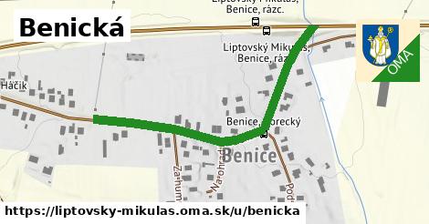 ilustrácia k Benická, Liptovský Mikuláš - 500 m