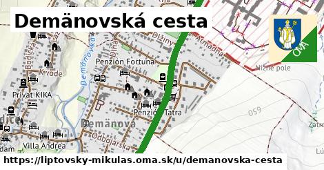 ilustrácia k Demänovská cesta, Liptovský Mikuláš - 1,74 km