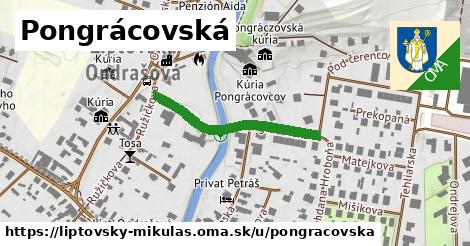 ilustrácia k Pongrácovská, Liptovský Mikuláš - 279 m