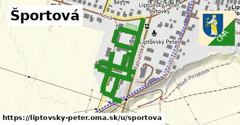 ilustrácia k Športová, Liptovský Peter - 0,75 km