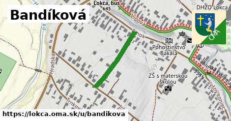 Bandíková, Lokca