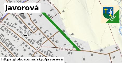 Javorová, Lokca