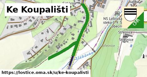 ilustrácia k Ke Koupališti, Loštice - 448 m