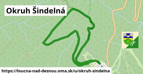 ilustrácia k Okruh Šindelná, Loučná nad Desnou - 4,5 km