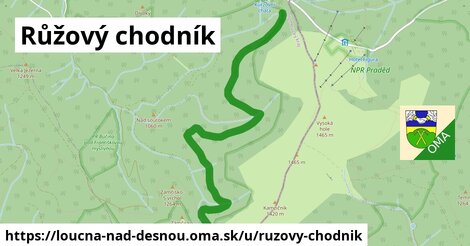 ilustrácia k Růžový chodník, Loučná nad Desnou - 4,6 km