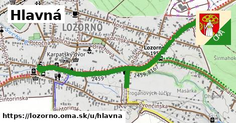 Hlavná, Lozorno