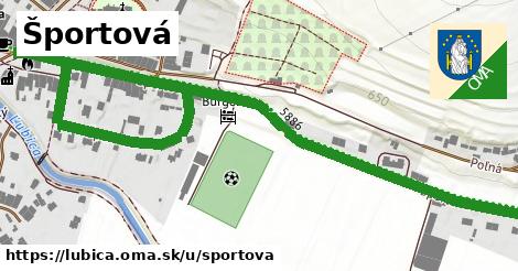 Športová, Ľubica