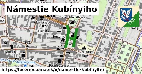 Námestie Kubínyiho, Lučenec